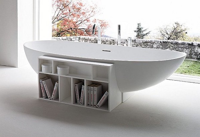 7 Unusual and Unique Bathtub Designs. To see more Modern Console Tables ideas visit us at www.luxurybathrooms.eu #luxurybathrooms #homedecorideas #luxuryhomes