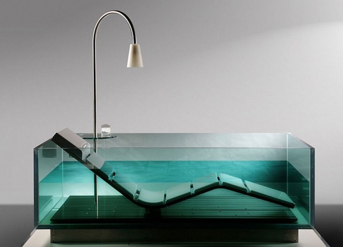 7 Unusual and Unique Bathtub Designs. To see more Modern Console Tables ideas visit us at www.luxurybathrooms.eu #luxurybathrooms #homedecorideas #luxuryhomes