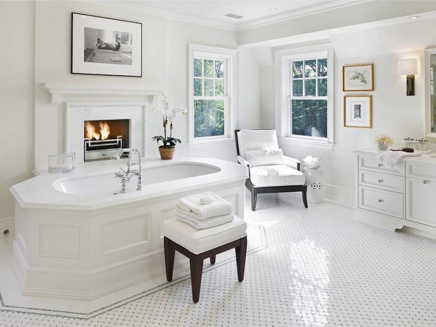 10 Luxury White Master Bathrooms You Will Love to Have ➤To see more Luxury Bathroom ideas visit us at www.luxurybathrooms.eu #luxurybathrooms #homedecorideas #bathroomideas @BathroomsLuxury