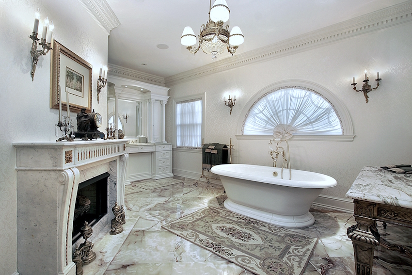 10 Luxury White Master Bathrooms You Will Love to Have ➤To see more Luxury Bathroom ideas visit us at www.luxurybathrooms.eu #luxurybathrooms #homedecorideas #bathroomideas @BathroomsLuxury