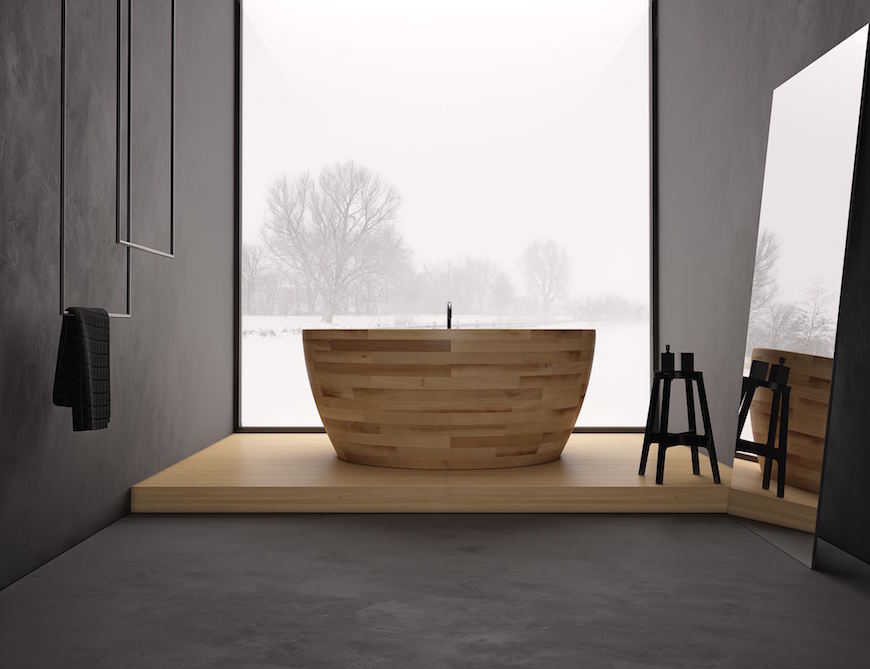 10 Fabulous Wooden Luxury Bathroom Ideas to Inspire You ➤To see more Luxury Bathroom ideas visit us at www.luxurybathrooms.eu #luxurybathrooms #homedecorideas #bathroomideas @BathroomsLuxury