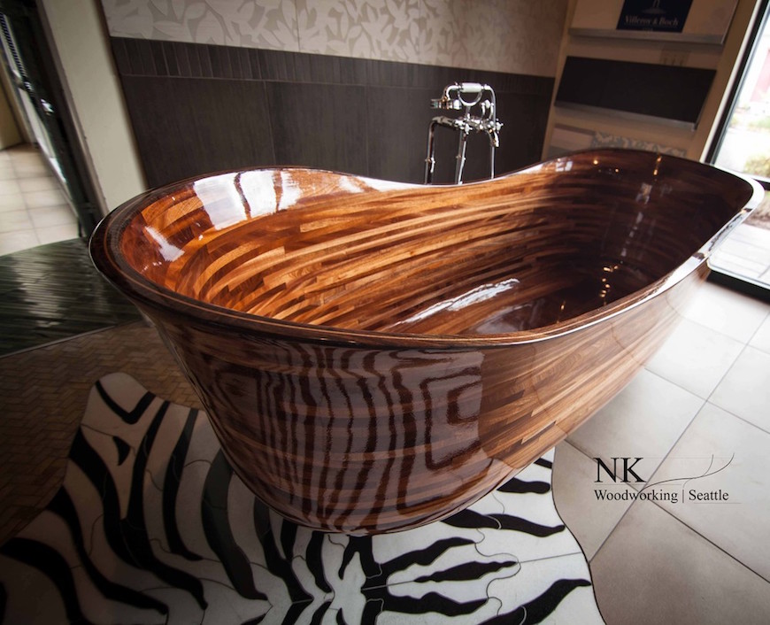10 Fabulous Wooden Luxury Bathroom Ideas to Inspire You ➤To see more Luxury Bathroom ideas visit us at www.luxurybathrooms.eu #luxurybathrooms #homedecorideas #bathroomideas @BathroomsLuxury