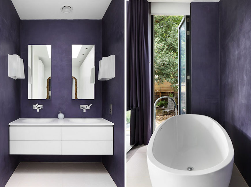 10 Smashing Bold Colorful Bathrooms That You Will Covet ➤To see more Luxury Bathroom ideas visit us at www.luxurybathrooms.eu #luxurybathrooms #homedecorideas #bathroomideas @BathroomsLuxury