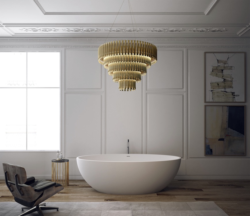 Jaw-Droppingly Gorgeous Bathroom Lighting Ideas to Copy ➤To see more Luxury Bathroom ideas visit us at www.luxurybathrooms.eu #luxurybathrooms #homedecorideas #bathroomideas @BathroomsLuxury