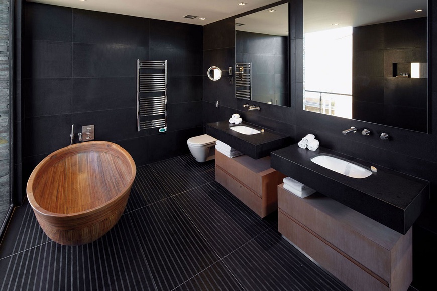 Outstanding Top 10 Black Luxury Bathroom Design Ideas ➤To see more Luxury Bathroom ideas visit us at www.luxurybathrooms.eu #luxurybathrooms #homedecorideas #bathroomideas @BathroomsLuxury