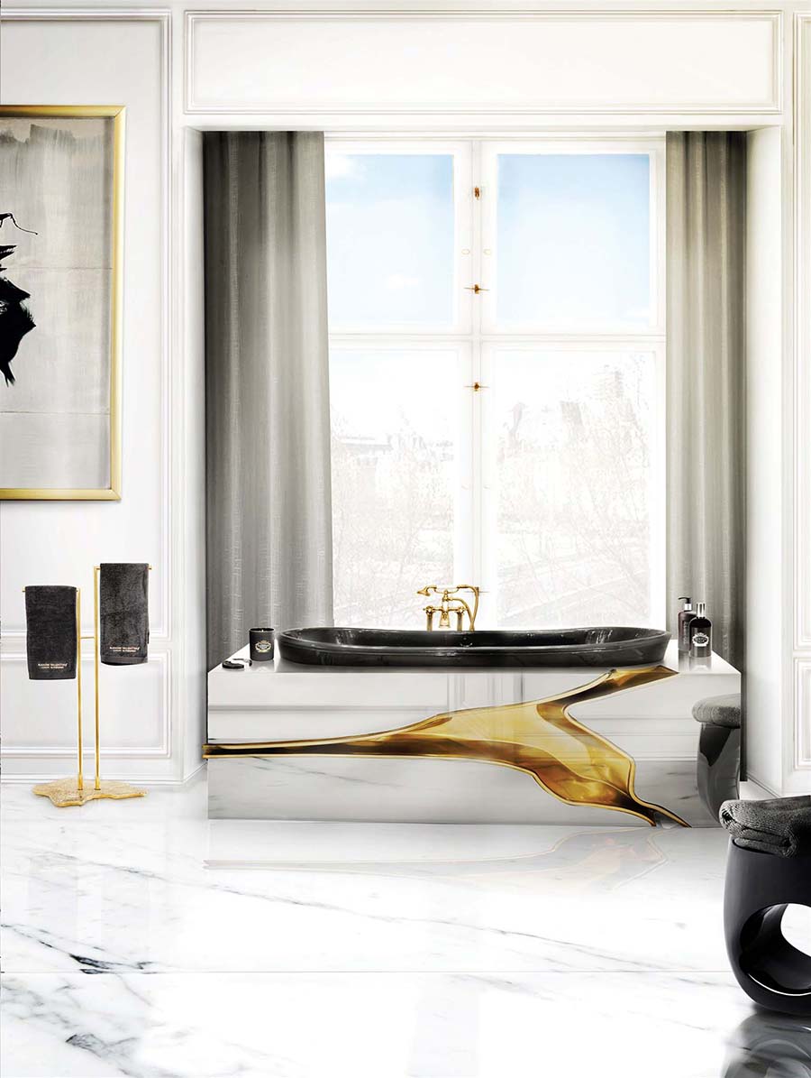 Unique Collection of Stunning Bathtubs For Luxury Bathrooms ➤To see more Luxury Bathroom ideas visit us at www.luxurybathrooms.eu #luxurybathrooms #homedecorideas #bathroomideas @BathroomsLuxury