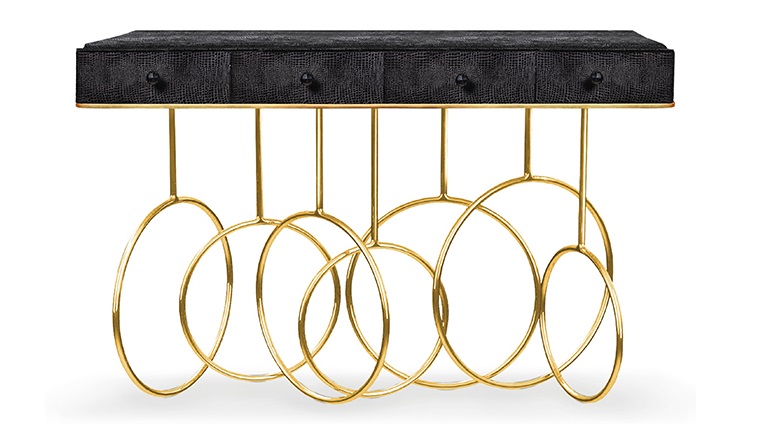 25 Unique Modern Consoles To Enhance Luxury Bathrooms ➤To see more Luxury Bathroom ideas visit us at www.luxurybathrooms.eu #bathroom #homedecorideas #bathroomideas @BathroomsLuxury