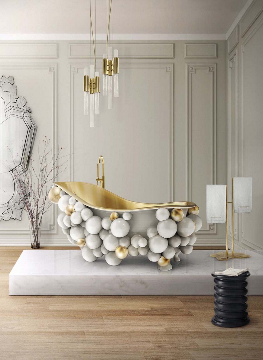 50 Unique Accessories To Make Your Bathroom Sparkle ➤ To see more news about Luxury Bathrooms in the world visit us at http://luxurybathrooms.eu/ #bathroom #interiordesign #luxurybrands @BathroomsLuxury @koket @bocadolobo @delightfulll @brabbu @essentialhomeeu @circudesign @mvalentinabath @luxxu @covethouse_