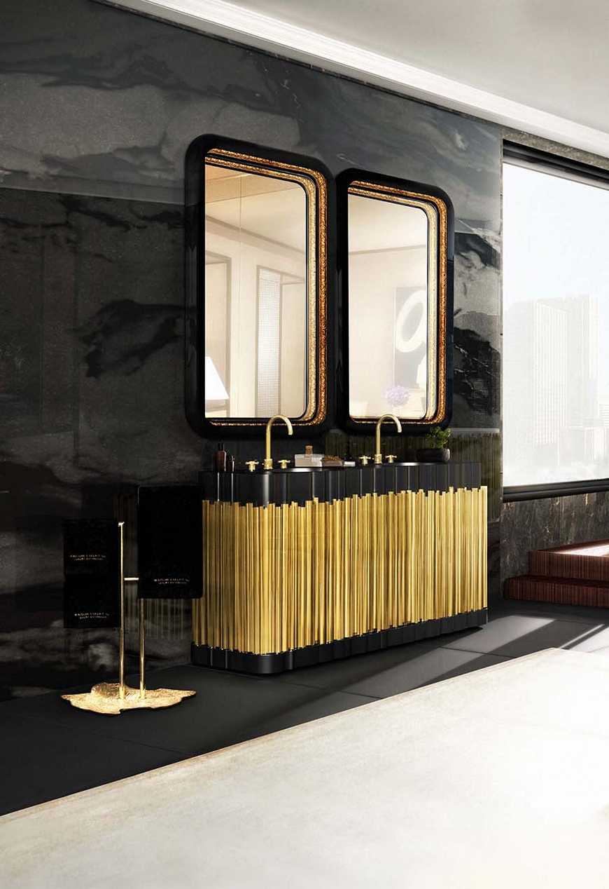 50 Unique Accessories To Make Your Bathroom Sparkle ➤ To see more news about Luxury Bathrooms in the world visit us at http://luxurybathrooms.eu/ #bathroom #interiordesign #luxurybrands @BathroomsLuxury @koket @bocadolobo @delightfulll @brabbu @essentialhomeeu @circudesign @mvalentinabath @luxxu @covethouse_