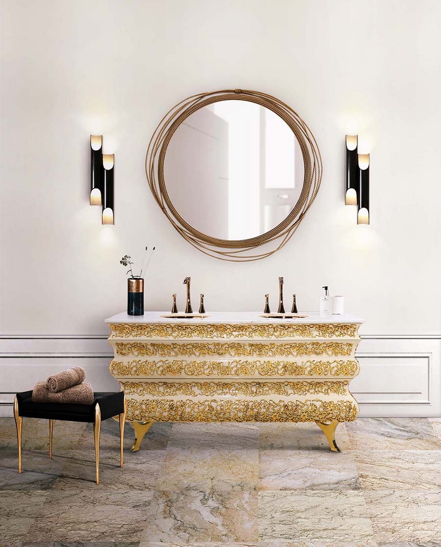 50 Unique Accessories To Make Your Bathroom Sparkle ➤ To see more news about Luxury Bathrooms in the world visit us at http://luxurybathrooms.eu/ #bathroom #interiordesign #luxurybrands @BathroomsLuxury @koket @bocadolobo @delightfulll @brabbu @essentialhomeeu @circudesign @mvalentinabath @luxxu @covethouse_