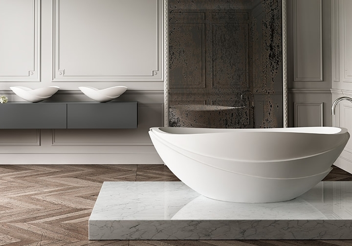 Make Your Luxury Bathroom Sparkle With The Most Beautiful Bathtubs ➤ To see more news about Luxury Bathrooms in the world visit us at http://luxurybathrooms.eu/ #bathroom #interiordesign #luxurybrands @BathroomsLuxury @koket @bocadolobo @delightfulll @brabbu @essentialhomeeu @circudesign @mvalentinabath @luxxu @covethouse_