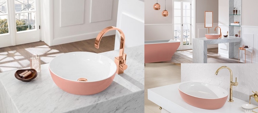 10 Pink Luxury Bathroom Ideas That Will Make Your Home Decor Sparkle ➤ To see more news about Luxury Bathrooms in the world visit us at http://luxurybathrooms.eu/ #luxurybathroom #interiordesign #homedecor @BathroomsLuxury @koket @bocadolobo @delightfulll @brabbu @essentialhomeeu @circudesign @mvalentinabath @luxxu @covethouse_