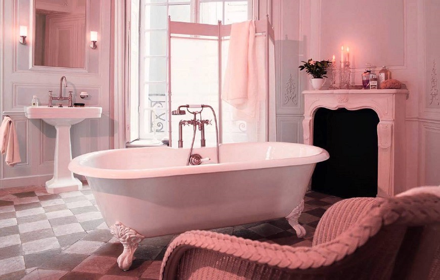 10 Pink Luxury Bathroom Ideas That Will Make Your Home Decor Sparkle ➤ To see more news about Luxury Bathrooms in the world visit us at http://luxurybathrooms.eu/ #luxurybathroom #interiordesign #homedecor @BathroomsLuxury @koket @bocadolobo @delightfulll @brabbu @essentialhomeeu @circudesign @mvalentinabath @luxxu @covethouse_