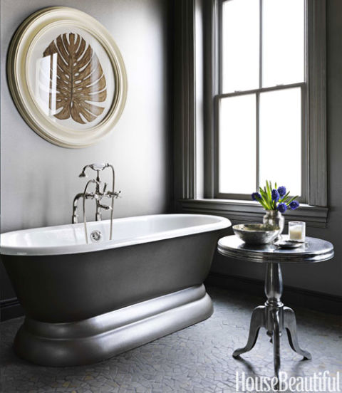 Get Your Spa Like Bathroom With Unique Grey Bathroom Design Ideas ➤ To see more news about Luxury Bathrooms in the world visit us at http://luxurybathrooms.eu/ #luxurybathrooms #interiordesign #homedecor @BathroomsLuxury @bocadolobo @delightfulll @brabbu @essentialhomeeu @circudesign @mvalentinabath @luxxu @covethouse_