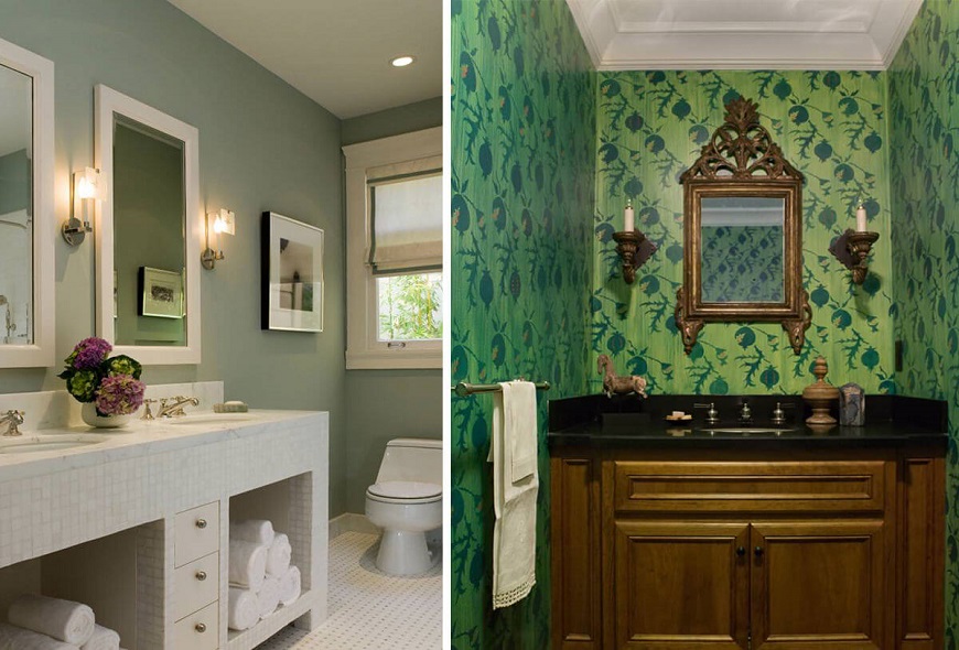 Olive Green Bathroom Decorating Ideas For Your Luxury Bathroom 8
