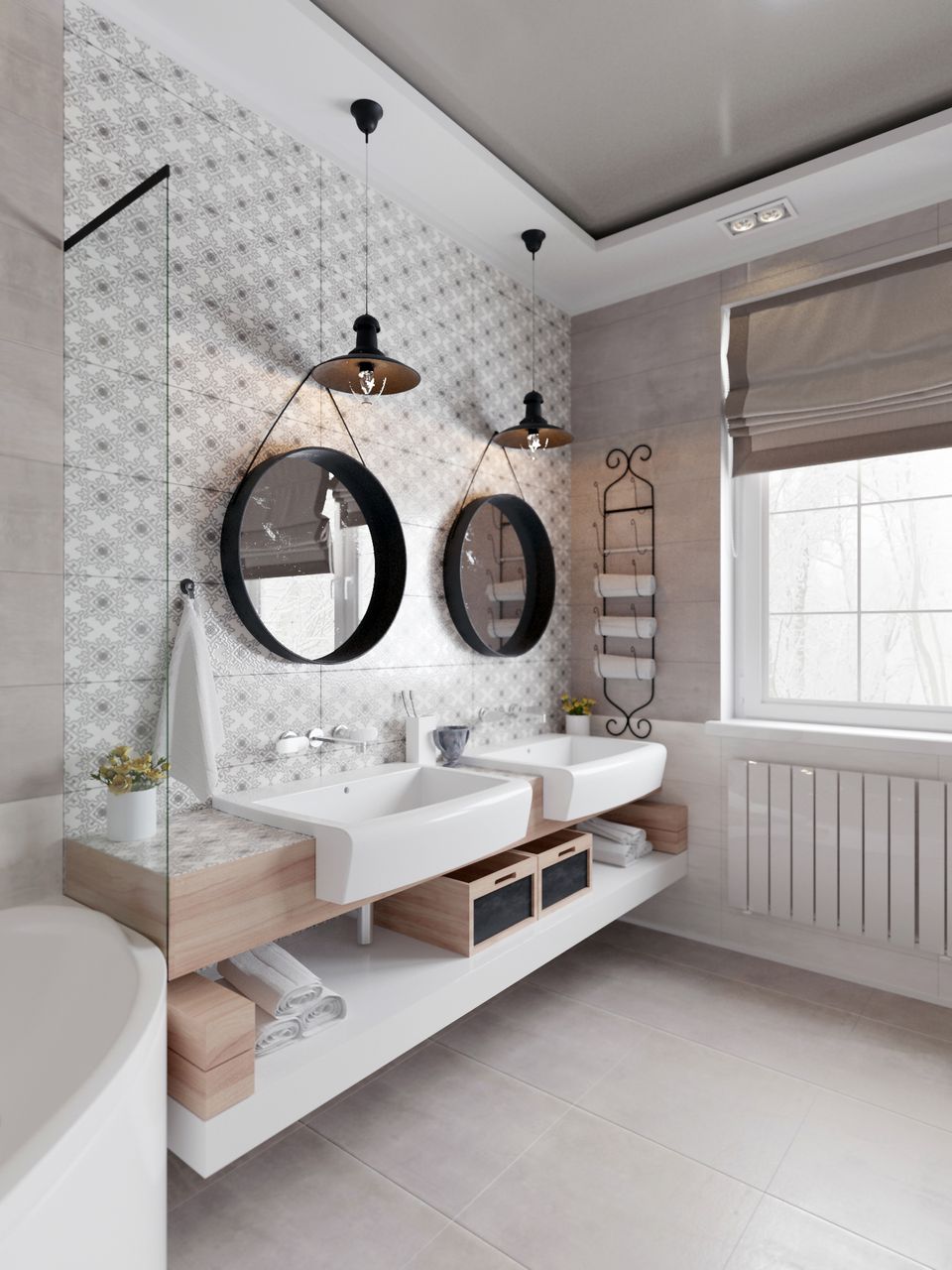 11 Mesmerizing Scandinavian Bathroom Design Ideas ➤ To see more news about Luxury Bathrooms in the world visit us at http://luxurybathrooms.eu/ #luxurybathrooms #interiordesign #homedecor @BathroomsLuxury @bocadolobo @delightfulll @brabbu @essentialhomeeu @circudesign @mvalentinabath @luxxu @covethouse_