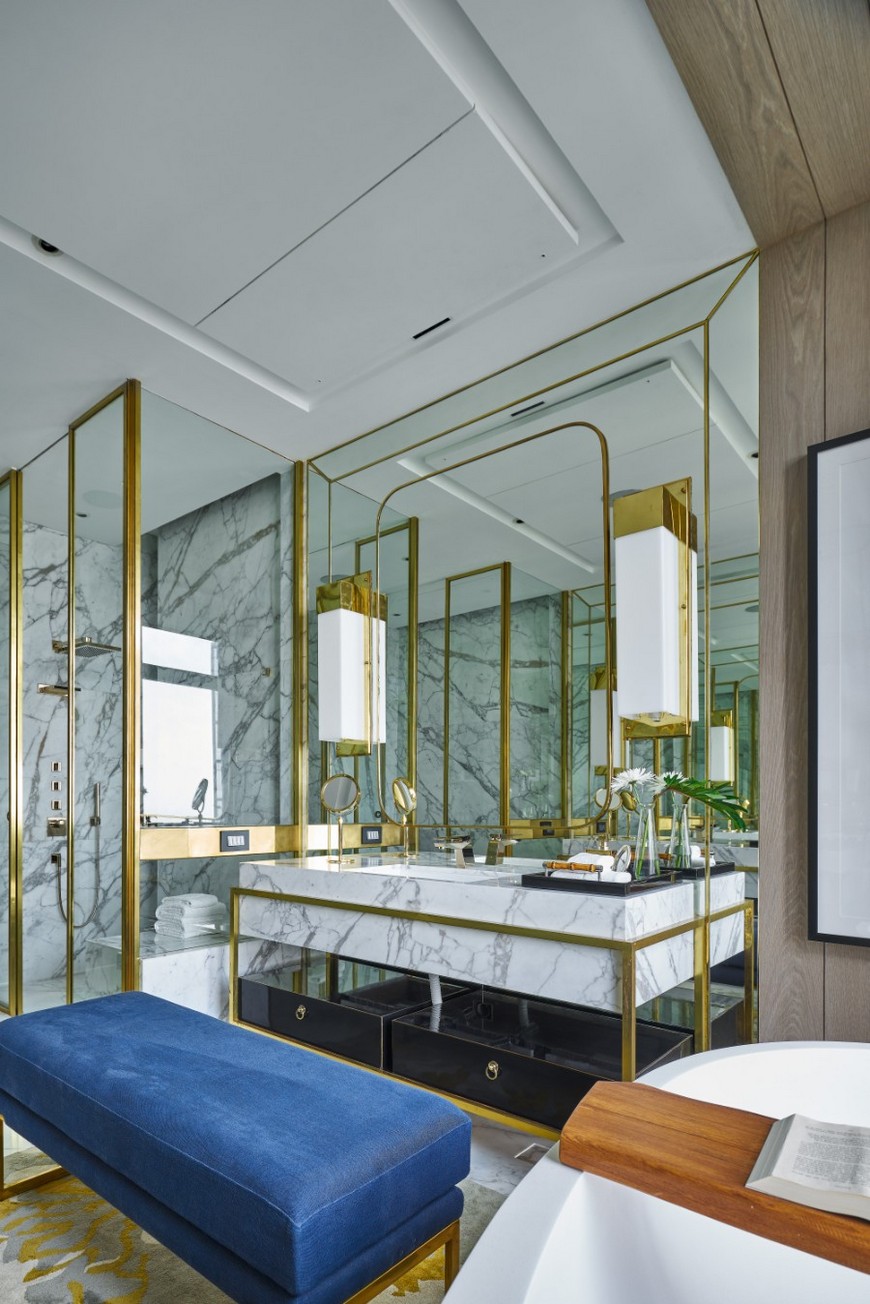 See the Luxurious Bathroom Designs of an Altamount Residence by HBA 5