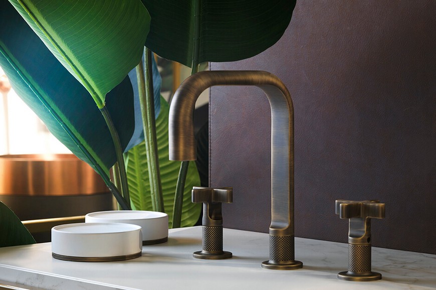 The Warm Modern Inciso Bathroom Designs by David Rockwell for Gessi 3
