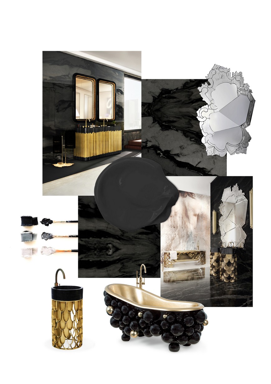 5 Inspiring and Colorful Bathroom Moodboards for a Complete Makeover 1
