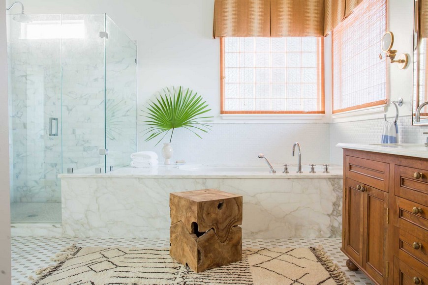10 Beach Bathroom Decor Ideas to Overflow Your Set with Tropical Touches 4
