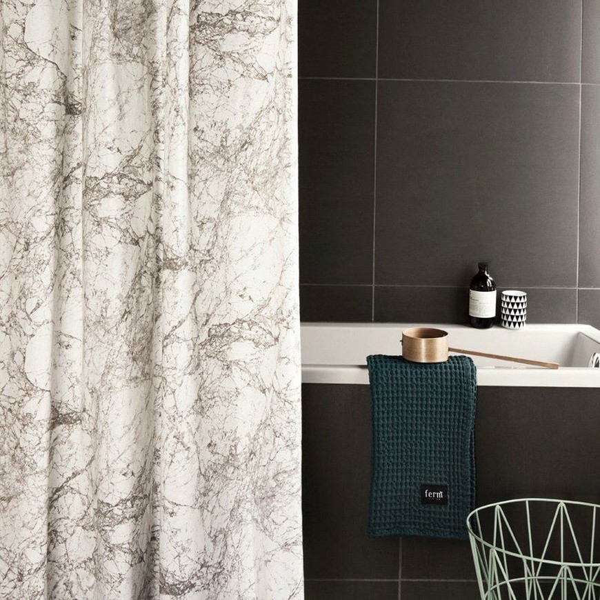 Add a New Aesthetic to Your Bathroom with these Luxury Shower Curtains 30