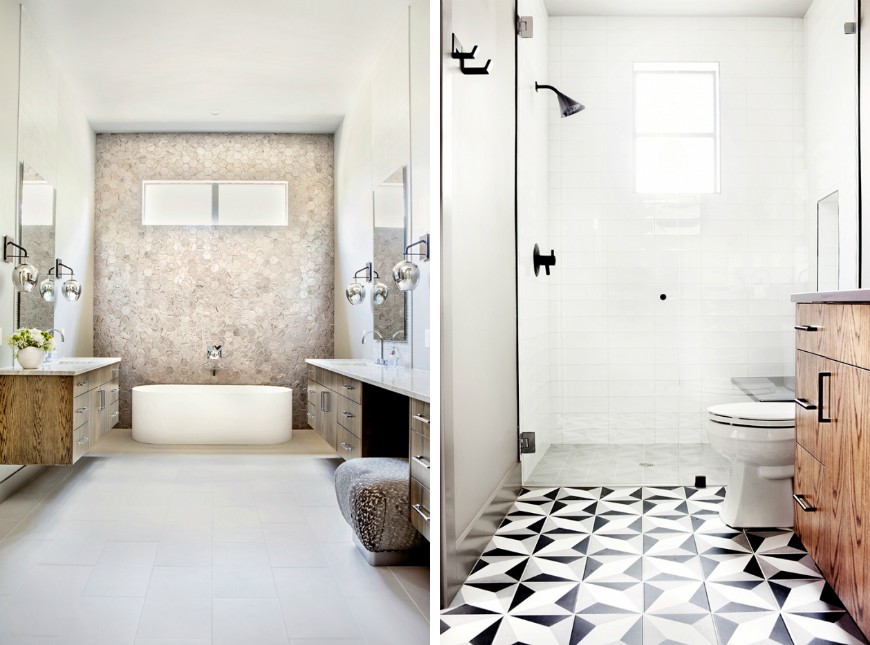 Edgy and Eclectic Bathroom Designs of a Residential Project in Texas 1