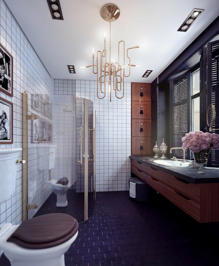 Revamp Your Bathroom with Bold Mid-Century Modern Lighting Designs 4