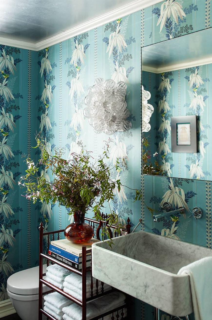 Add a Special Touch to Your Bathroom with Unique Wallcovering Designs 3