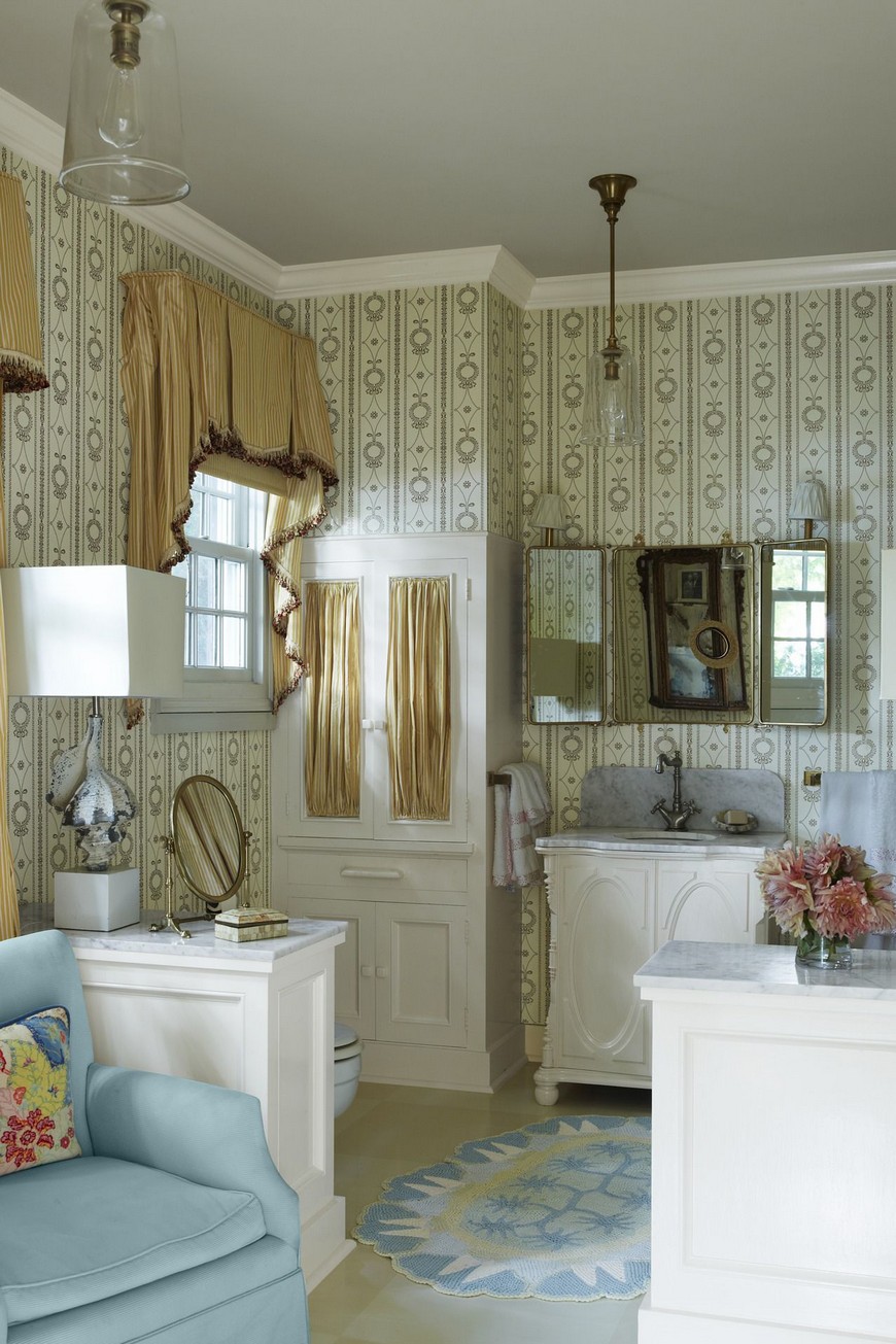 Add a Special Touch to Your Bathroom with Unique Wallcovering Designs 5
