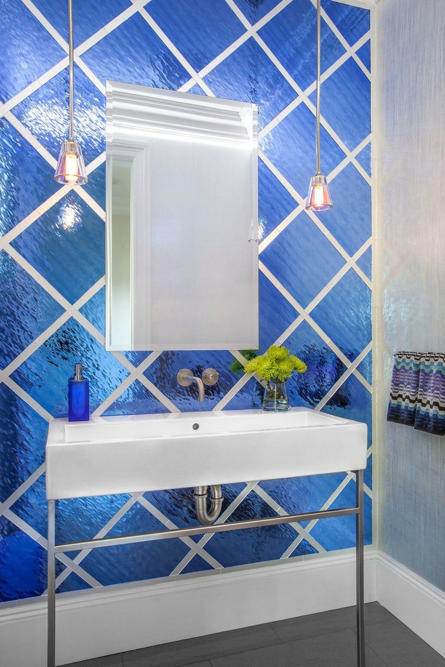 Design Inspirations Help Yourself to a Cluster of Bold Powder Rooms 11