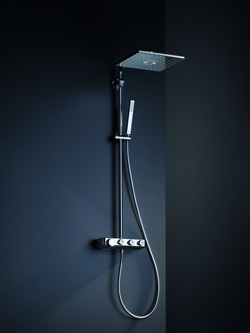 Euphoria Smartcontrol is the New Bathroom Shower System by GROHE Euphoria Smartcontrol is the New Bathroom Shower System by GROHE