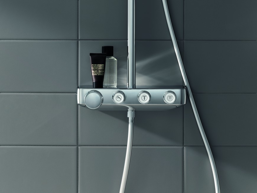 Euphoria Smartcontrol is the New Bathroom Shower System by GROHE