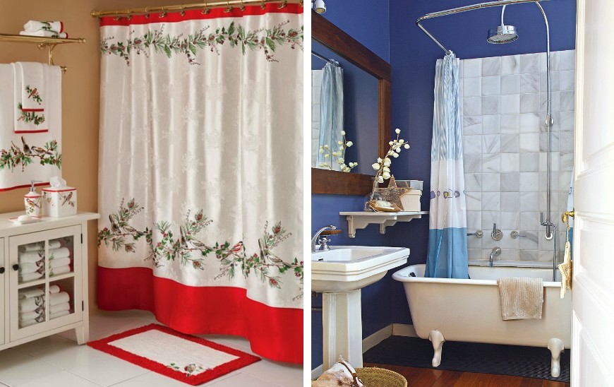 Phenomenal Christmas Decor Ideas For Exquisite Bathroom Interiors 2