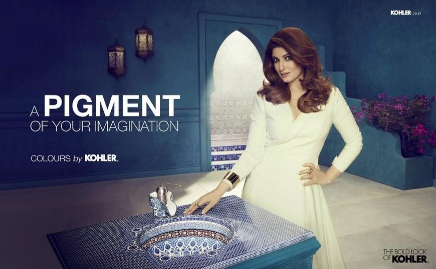 See the New Colours by Kohler Bathroom Campaign with Twinkle Khanna 6