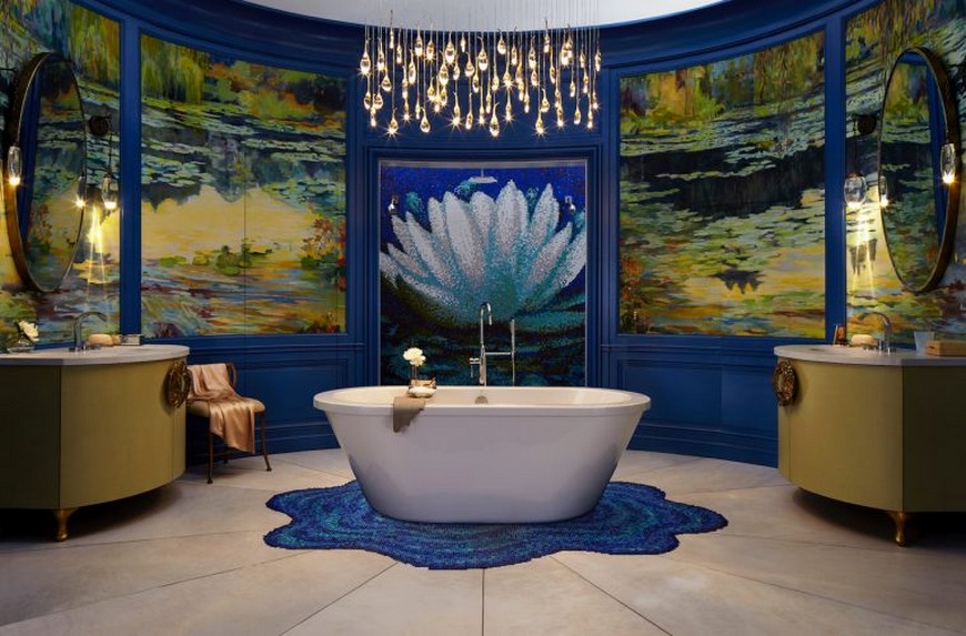 Wilson Kelsey Designs Marvelous Luxury Bathroom Inspired by Monet 2
