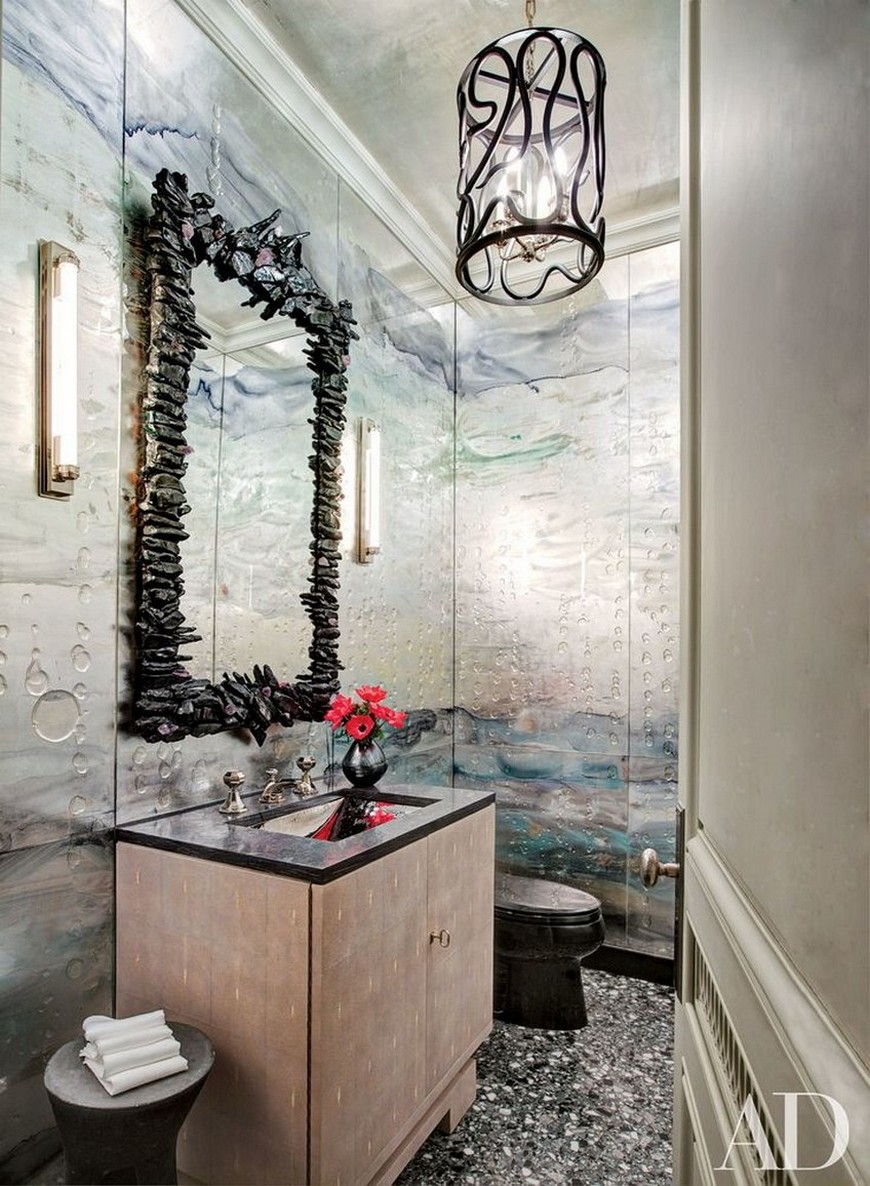Be Inspired by Unique Bathroom Ideas Featuring Statement Mirrors 4