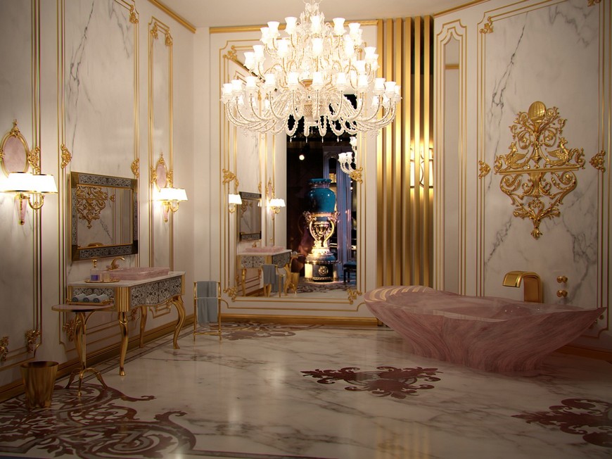 Your Luxury Bathroom Decor Needs A Rose Quartz Crystal Bathtub!