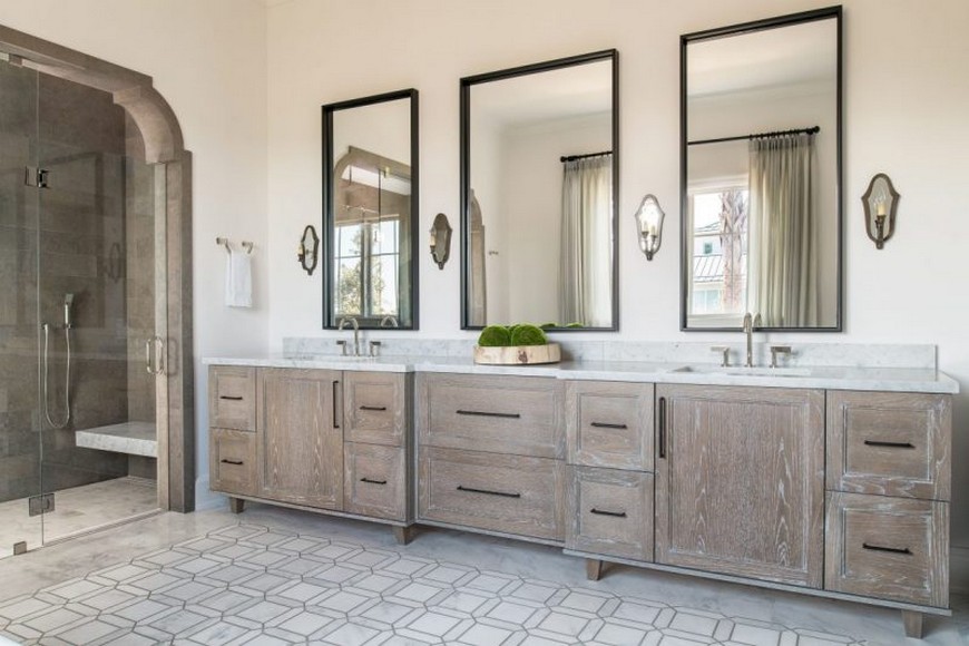 Luxury Bathroom Projects Where Eccentric Mirror Designs Are The Star
